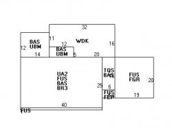 36 Bonnybrook Rd, Newton MA 02468-1001 floor plan