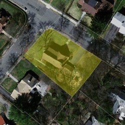 184 Dorset Rd, Newton MA 02468-1427 aerial view