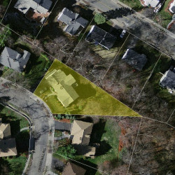 87 Cross Hill Rd, Newton MA 02459-3120 aerial view