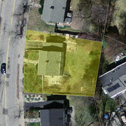 614 Grove St, Newton MA 02462-1317 aerial view