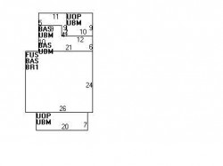 168 Nevada St, Newton MA  02460-1239 floor plan
