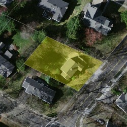 179 Greenwood St, Newton MA  02459-3038 aerial view