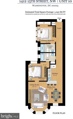 1412 15th St, Washington DC  20005-1916 exterior