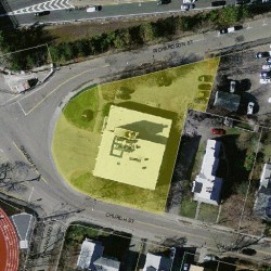 241 Church St, Newton MA 02458-1905 aerial view