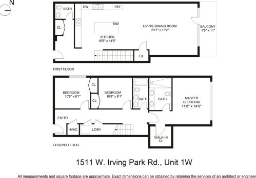 1511 Irving Park Rd, Chicago IL  60613-2558 exterior