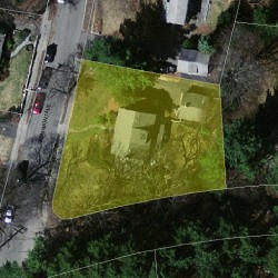 20 Beaumont Ave, Newton MA 02460-2314 aerial view