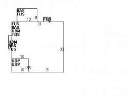 6 Saint James St, Newton MA  02458-1723 floor plan