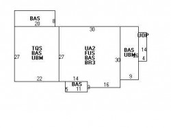 374 Highland St, Newton MA  02465-2706 floor plan