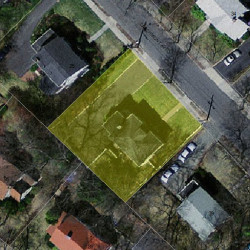 33 Larchmont Ave, Newton MA 02468-2033 aerial view