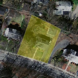 183 Mill St, Newton MA 02460-2412 aerial view