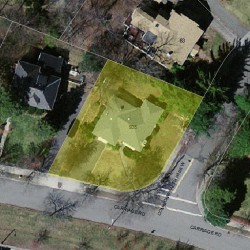 935 Commonwealth Ave, Newton MA  02459-1034 aerial view