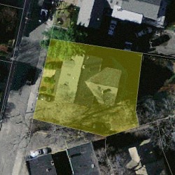 146 Jewett St, Newton MA 02458-1526 aerial view