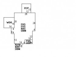 135 Winchester St, Newton MA  02461-2129 floor plan