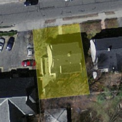 56 Madison Ave, Newton MA 02460-1905 aerial view