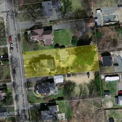 218 Melrose St, Newton MA 02466-1119 aerial view