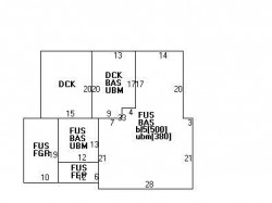 114 Day St, Newton MA 02466-2922 floor plan