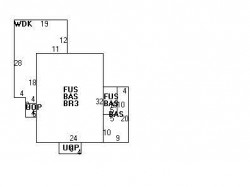 289 Cypress St, Newton MA 02459-2227 floor plan