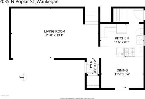 2035 Poplar St, Waukegan IL 60087-5014 exterior