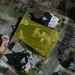 29 Waverley Ave, Newton MA 02458-2103 aerial view