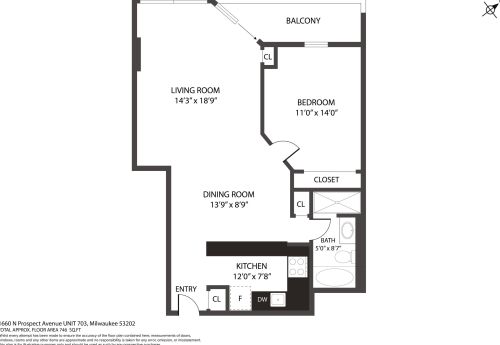 1660 Prospect Ave, Milwaukee WI 53202-2400 exterior