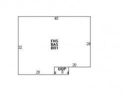 130 Carlisle St, Newton MA 02459-2309 floor plan