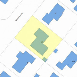27 Bontempo Rd, Newton MA  02459-3601 plot plan