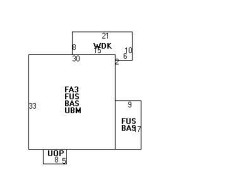 127 Homer St, Newton MA 02459-1513 floor plan