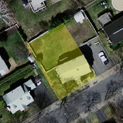 11 Fuller Ave, Newton MA 02465-1308 aerial view