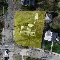 789 Commonwealth Ave, Newton MA 02459-1130 aerial view