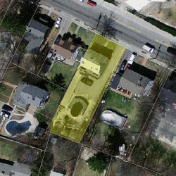 120 Derby St, Newton MA 02465-1556 aerial view