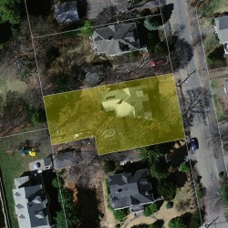 67 Chester St, Newton MA  02461-1433 aerial view