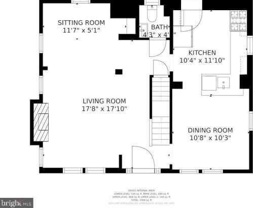 5111 Astor Pl, Washington DC  20019-6444 exterior