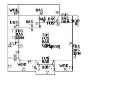 257 Chestnut St, Newton MA 02465-2932 floor plan