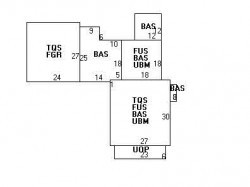 248 Tremont St, Newton MA  02458-2114 floor plan