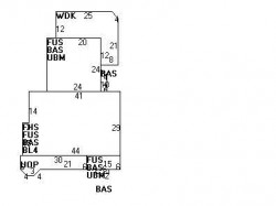94 Highland St, Newton MA 02465-2405 floor plan