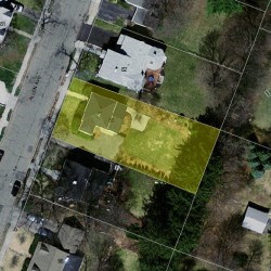 86 Allen Ave, Newton MA 02468-1721 aerial view