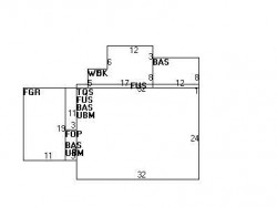 87 Oxford Rd, Newton MA 02459-2408 floor plan