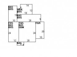 90 Jackson St, Newton MA  02459-2512 floor plan
