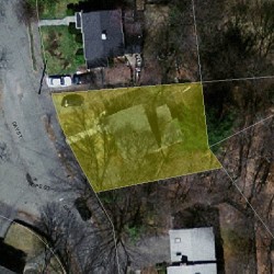 34 Day St, Newton MA 02466-2917 aerial view