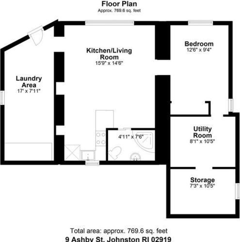 9 Ashby St, Providence RI 02919-6604 exterior