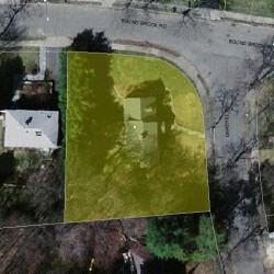 105 Dane Hill Rd, Newton MA 02461-2018 aerial view