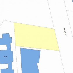 871 Walnut St, Newton MA  02459-1719 plot plan