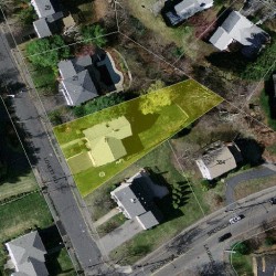 11 Lovett Rd, Newton MA  02459-3107 aerial view