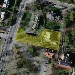 742 Centre St, Newton MA 02458-2530 aerial view