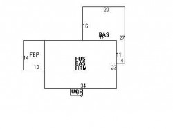 152 Clark St, Newton MA 02459-2460 floor plan