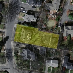 46 Central Ave, Newton MA 02460-1709 aerial view