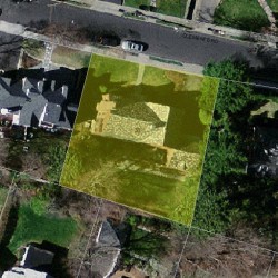 38 Clements Rd, Newton MA  02458-2618 aerial view