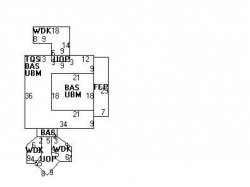 106 Bellevue St, Newton MA 02458-1921 floor plan
