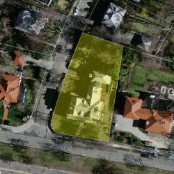 361 Commonwealth Ave, Newton MA  02459 aerial view