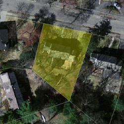 54 Bound Brook Rd, Newton MA 02461-2036 aerial view